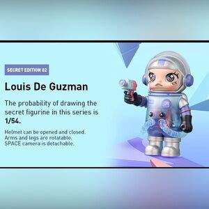 POP MART x Mega Space Molly SECRET Series 3 Louis De Guzman
